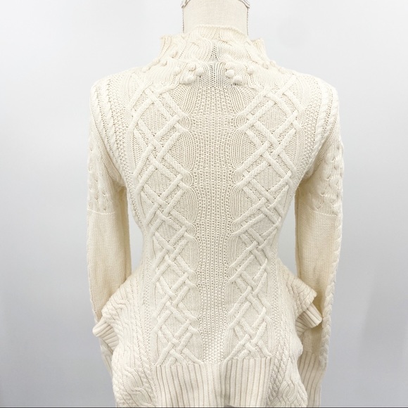 🚨FINAL SALE🚨BCBGMaxAzria Cable Knit Maylin Turtleneck - Picture 2 of 9